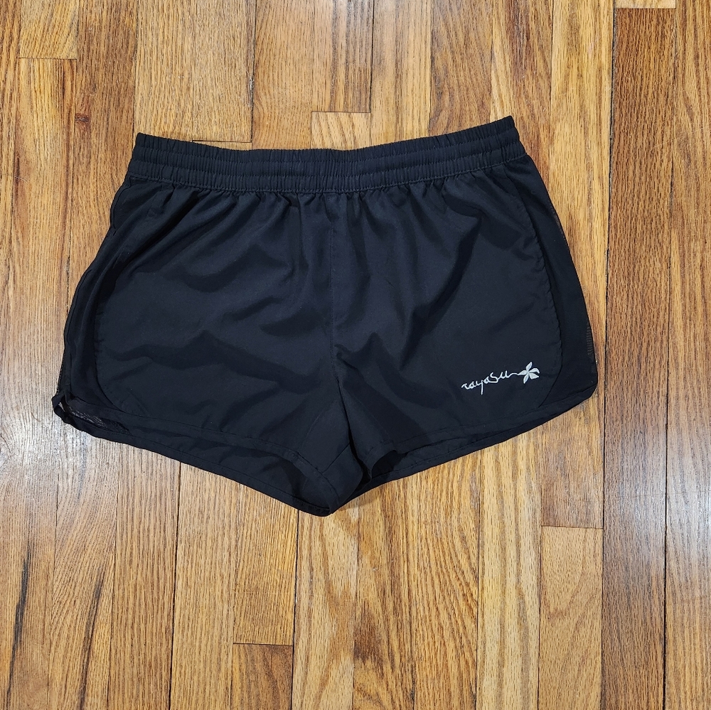 Black size Medium Shorts with mesh on sides